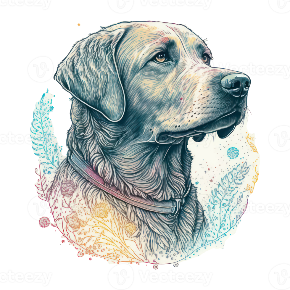 dog . AI Generated png
