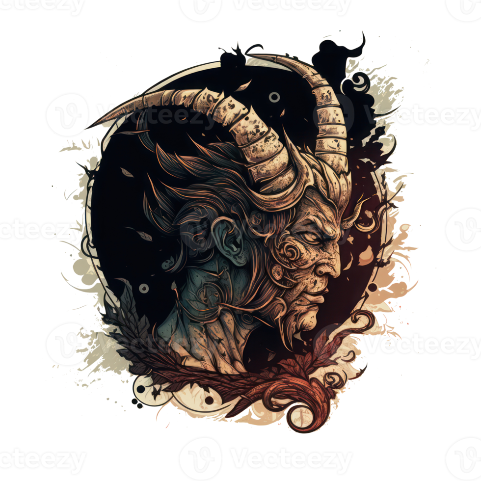 Minotaur . AI Generated png