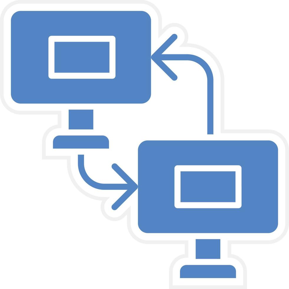 Data Transfer Vector Icon Design