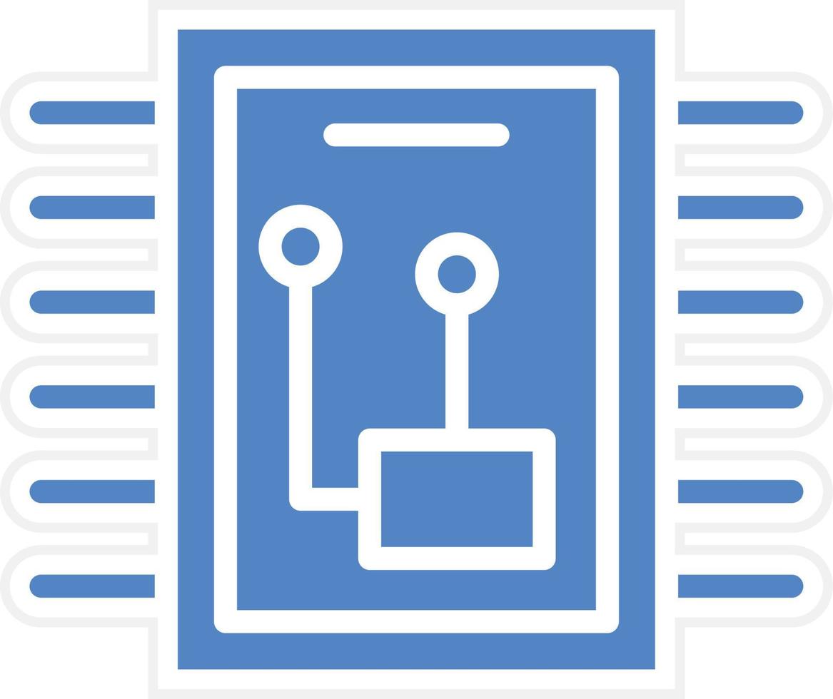 Microchip Vector Icon Design