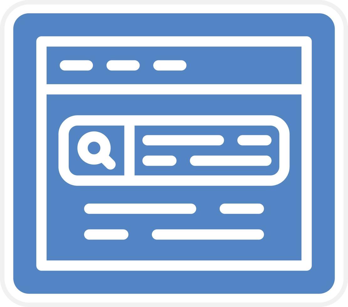 Search Engine Vector Icon Design