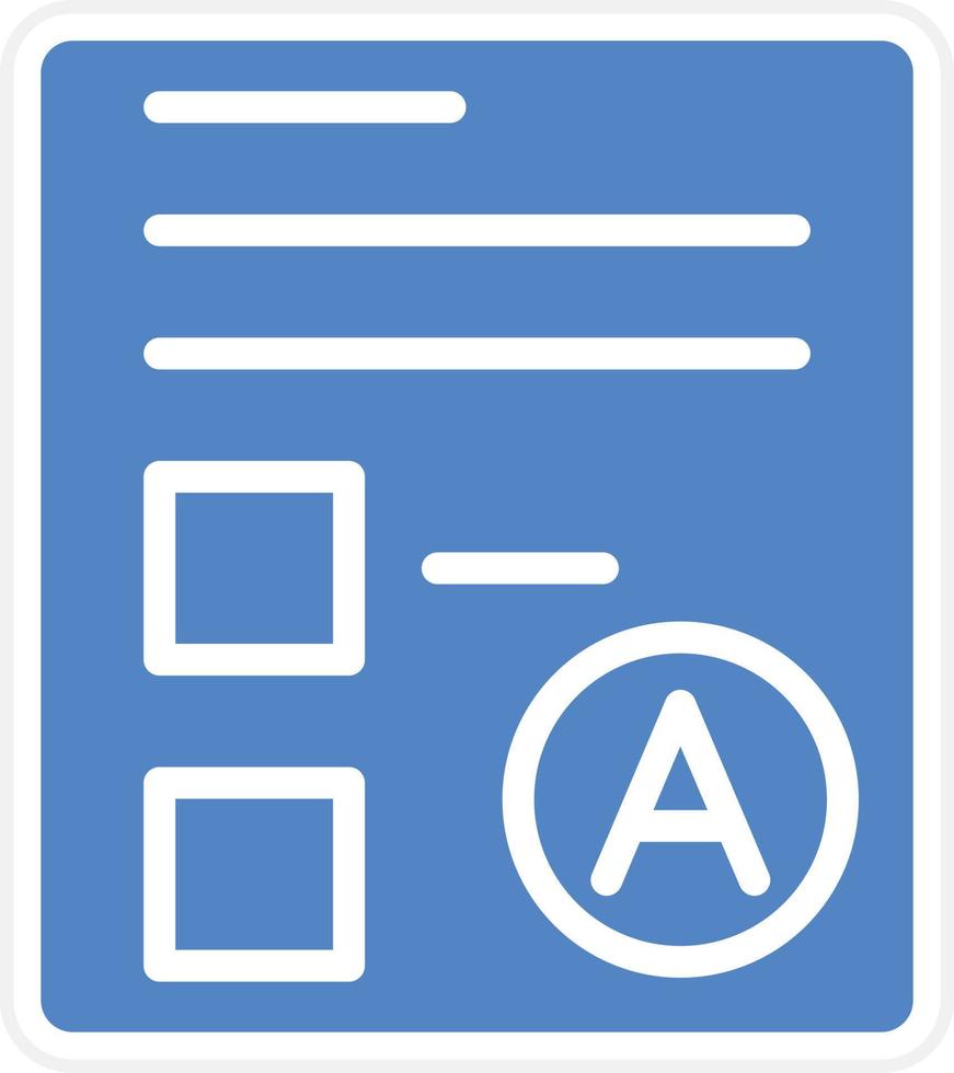 Grade Vector Icon Design