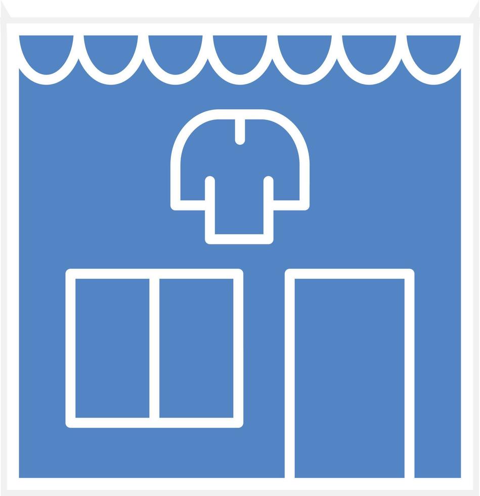 ropa Tienda vector icono diseño