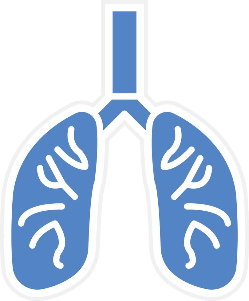 Lungs Vector Icon Design