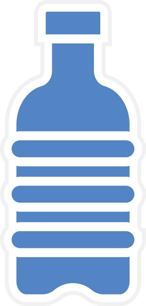 Water Bottle Vector Icon Design