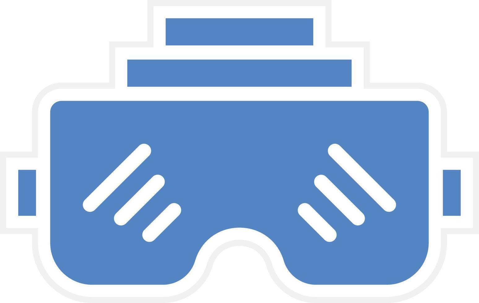 VR Glasses Vector Icon Design