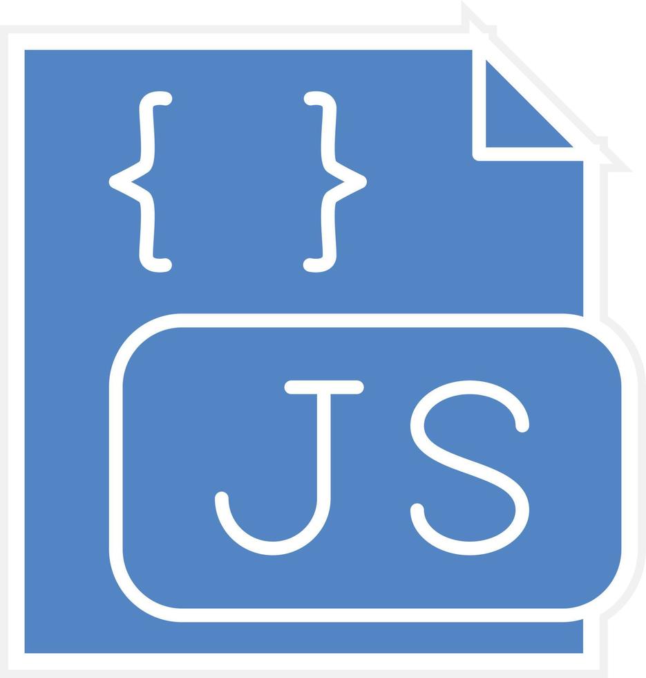 Javascript File Vector Icon Design