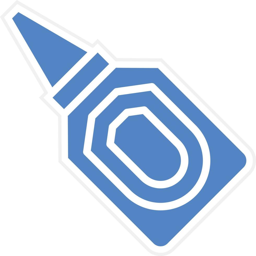 Liquid Glue Vector Icon Design