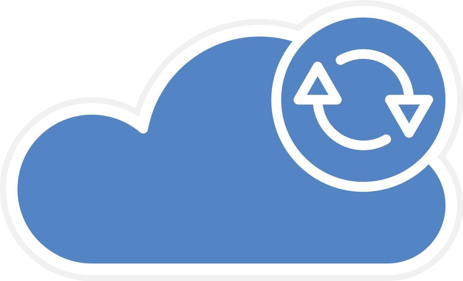 Data Synchronization Vector Icon Design