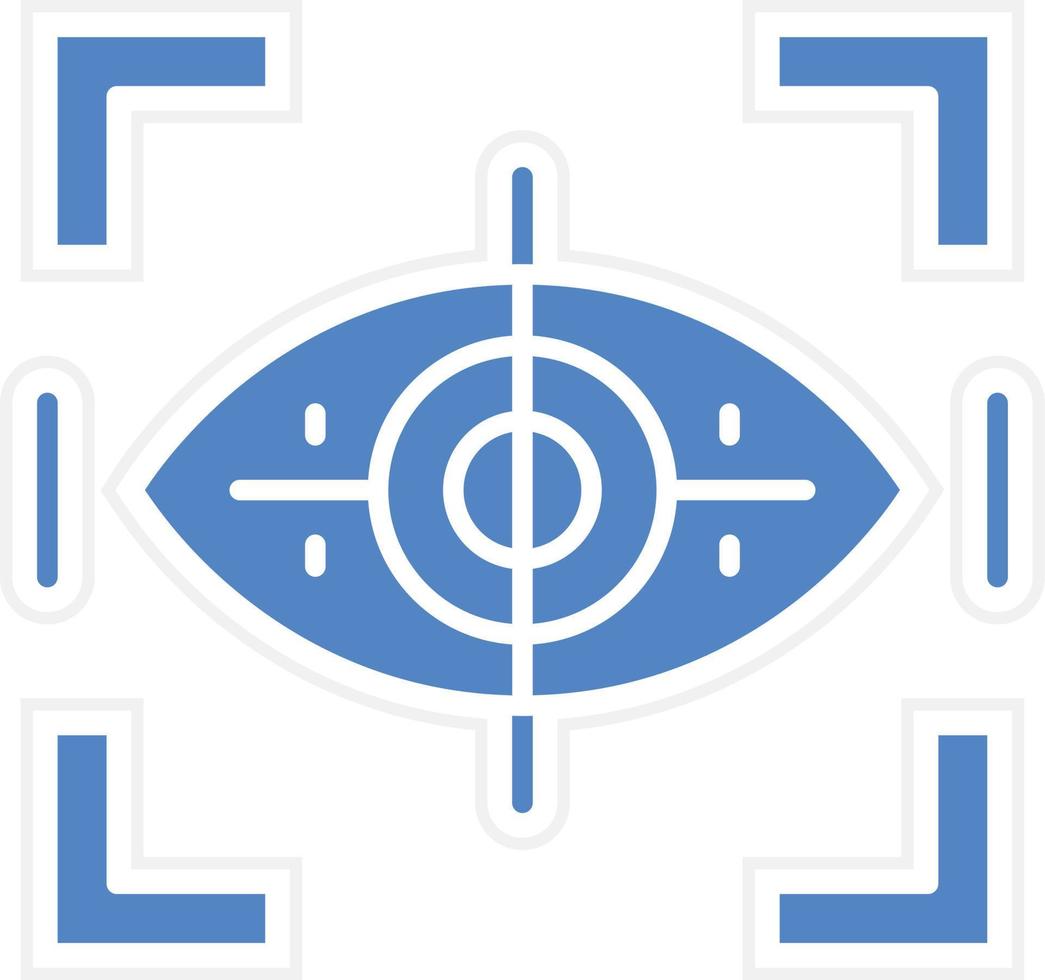 Eye Tracking Vector Icon Design