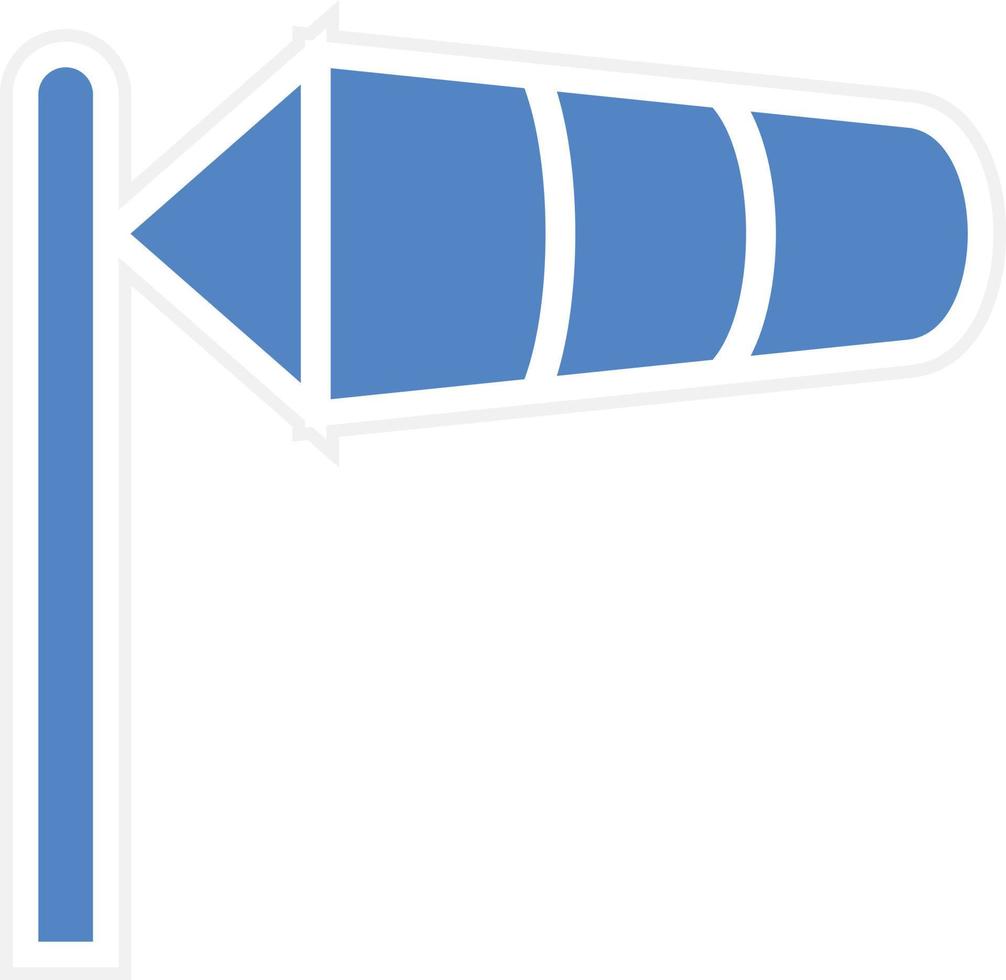 Windsock Vector Icon Design