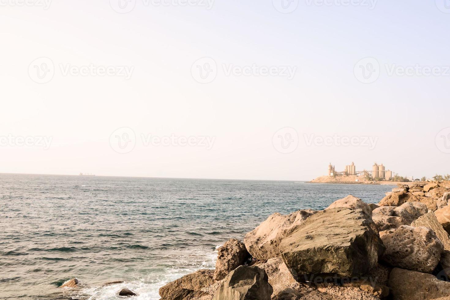 Scenic coastal view photo