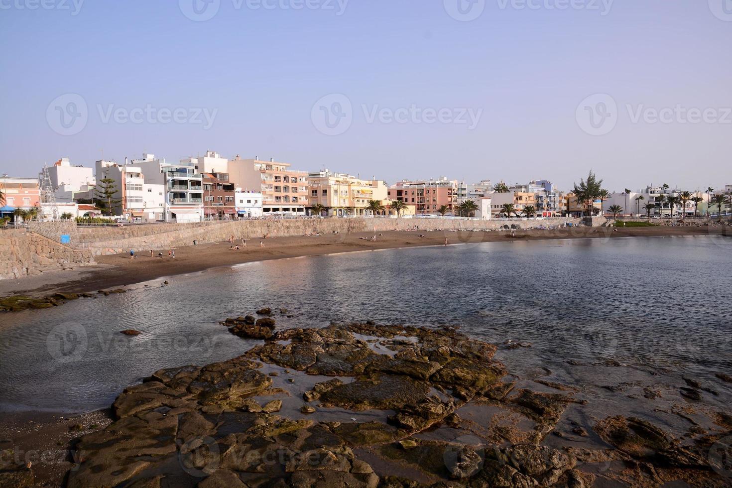 Scenic coastal view photo