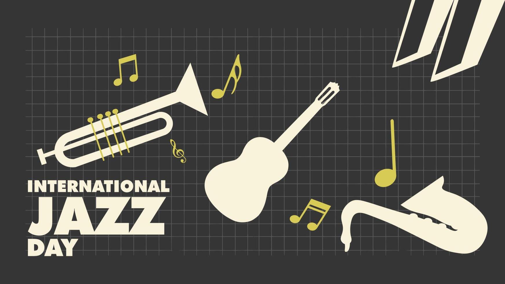 international jazz day poster design 22949831 Vector Art at Vecteezy