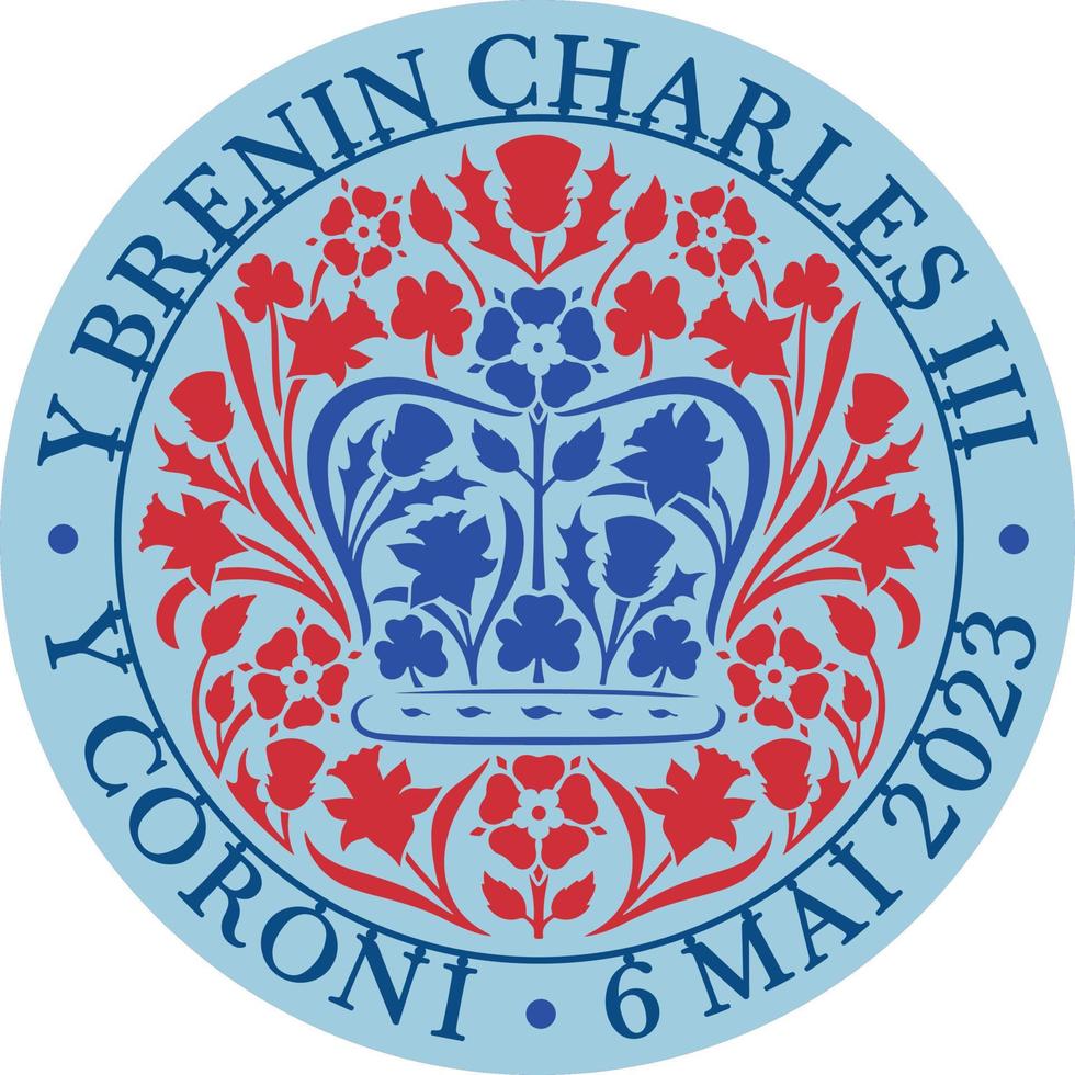 Coronation Decoration, King Charles III, Great Britain vector