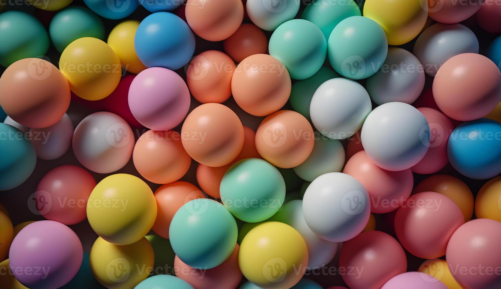 pile of colorful plastic balls , photo