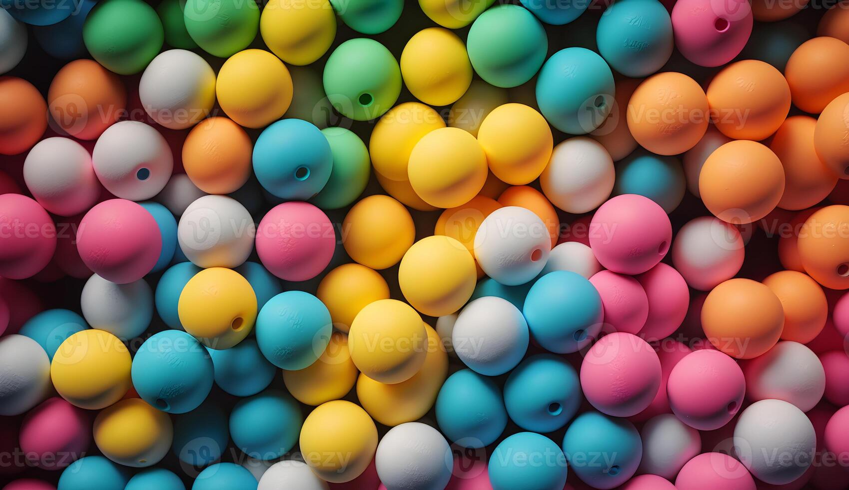 pile of colorful plastic balls , photo