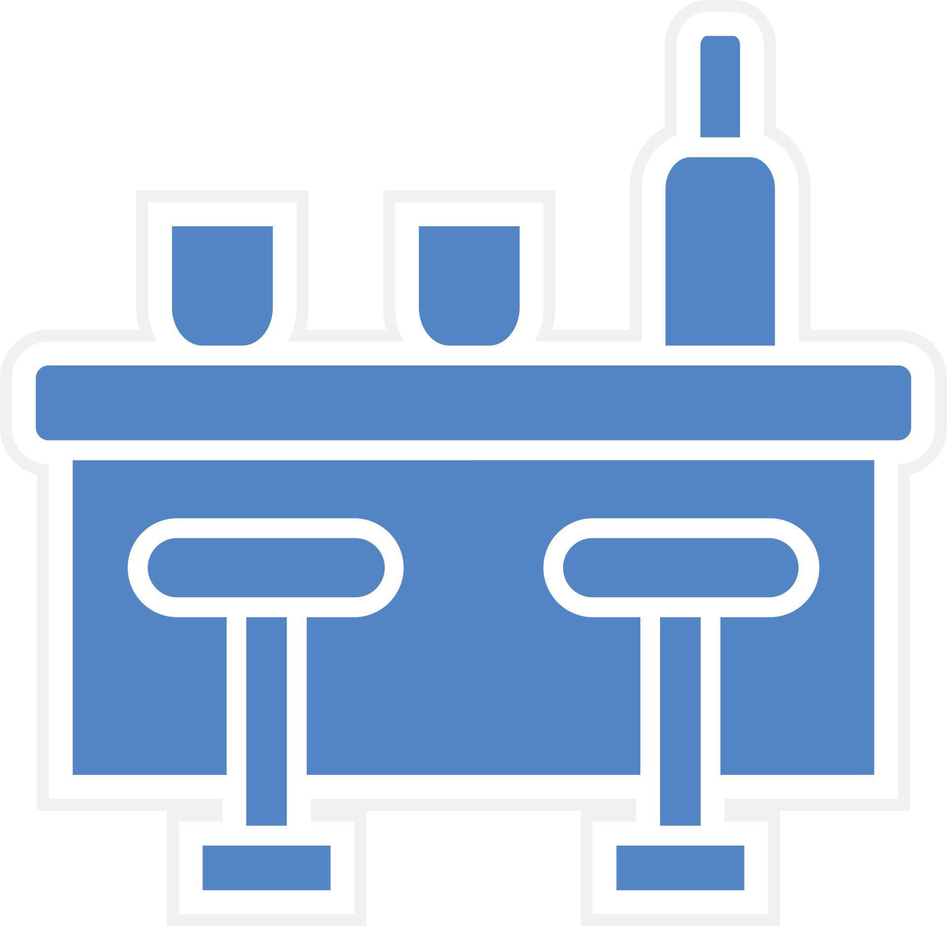 Bar Counter Vector Icon Design 22950459 Vector Art at Vecteezy