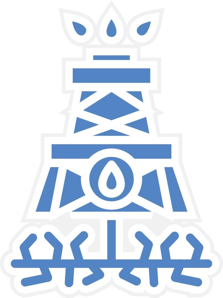 Fracking Vector Icon Design
