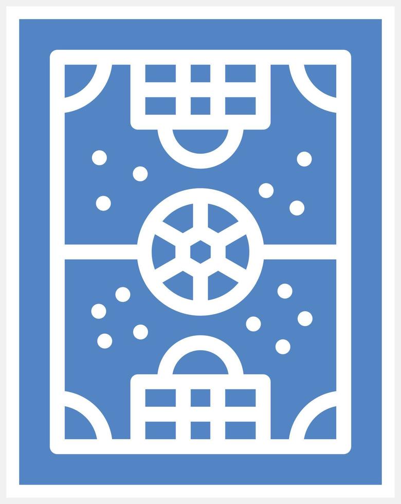 Football Field Vector Icon Design