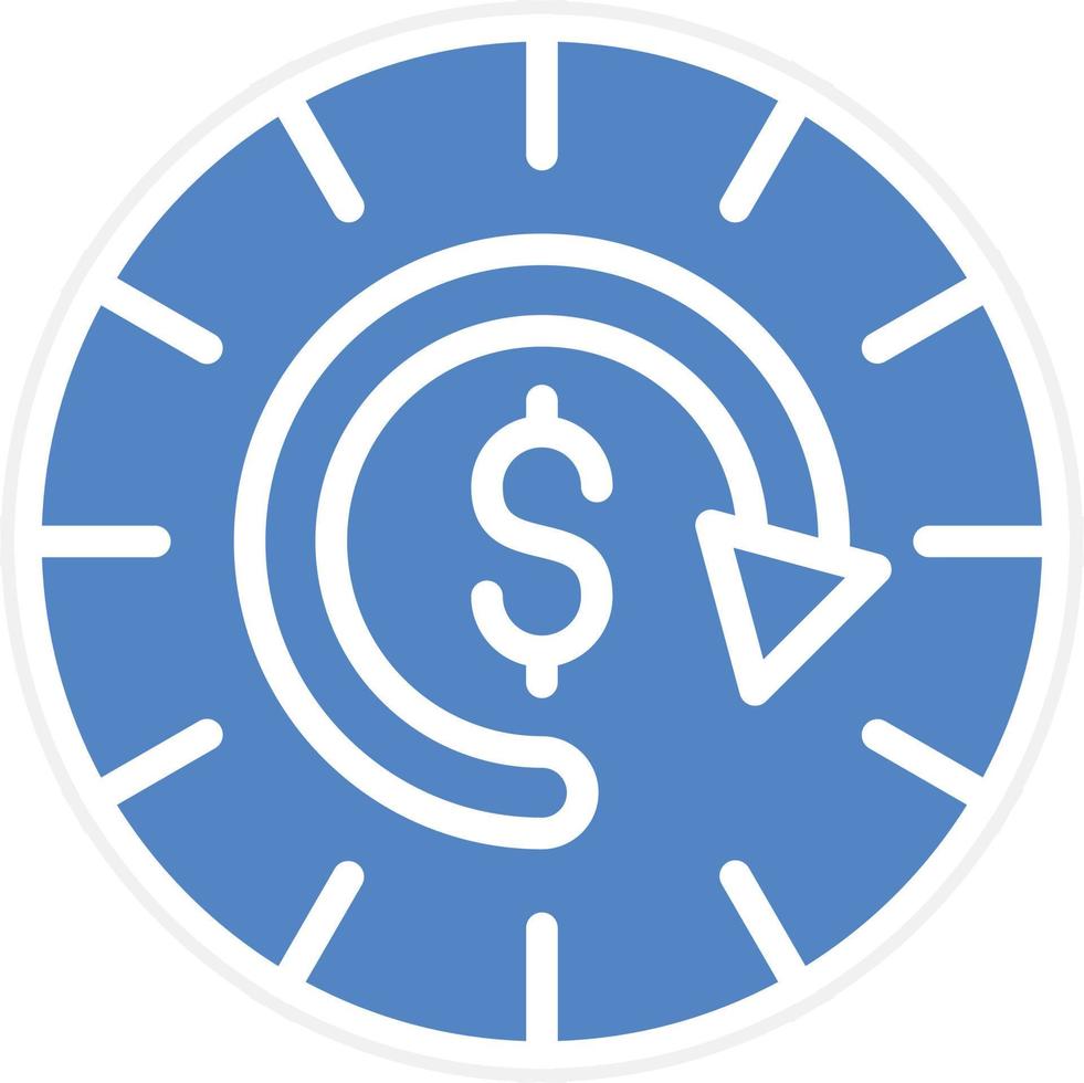 Time is Money Vector Icon Design