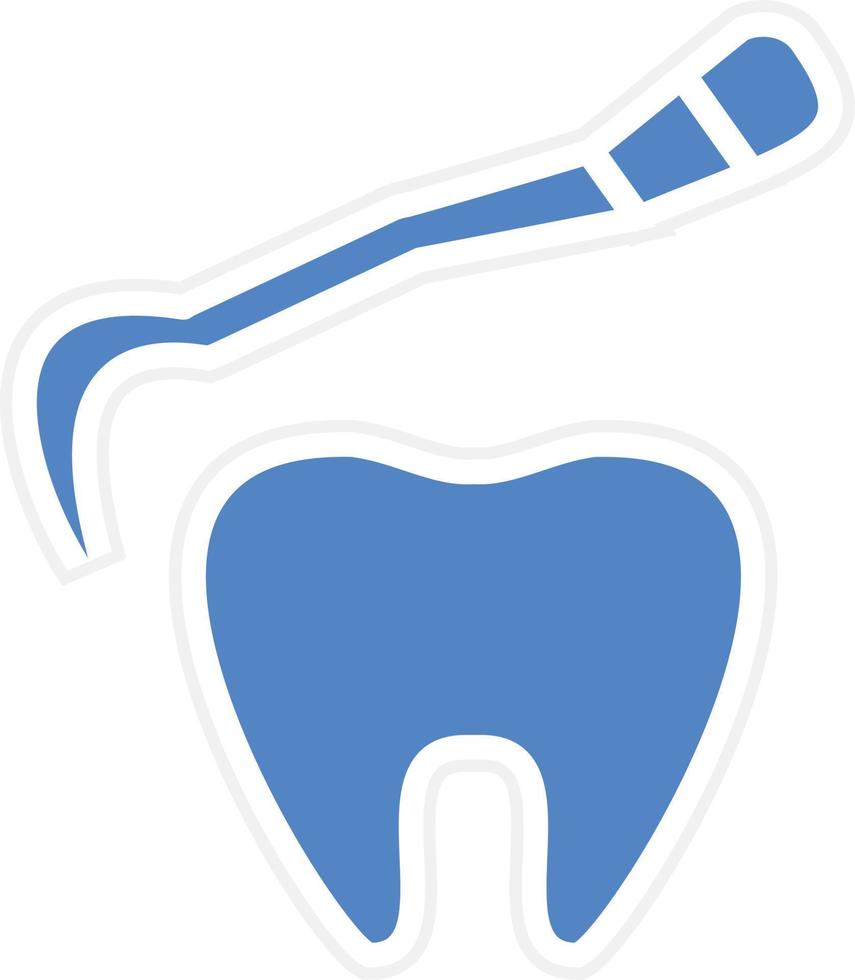 Tooth Scaling Vector Icon Design