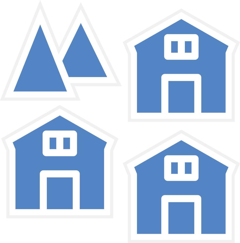 Village Vector Icon Design