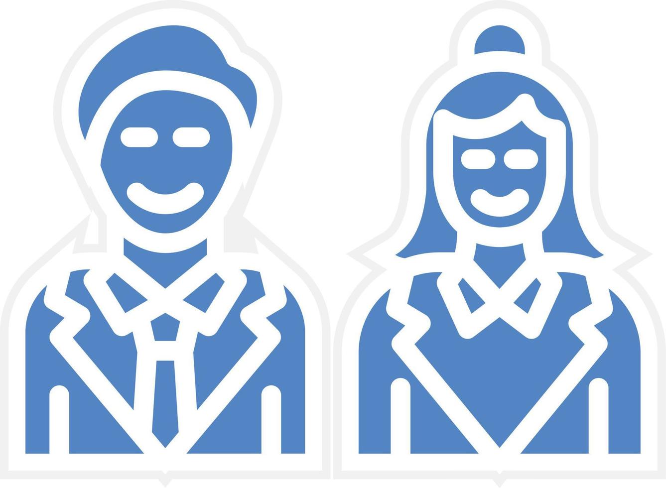 Couple Vector Icon Design