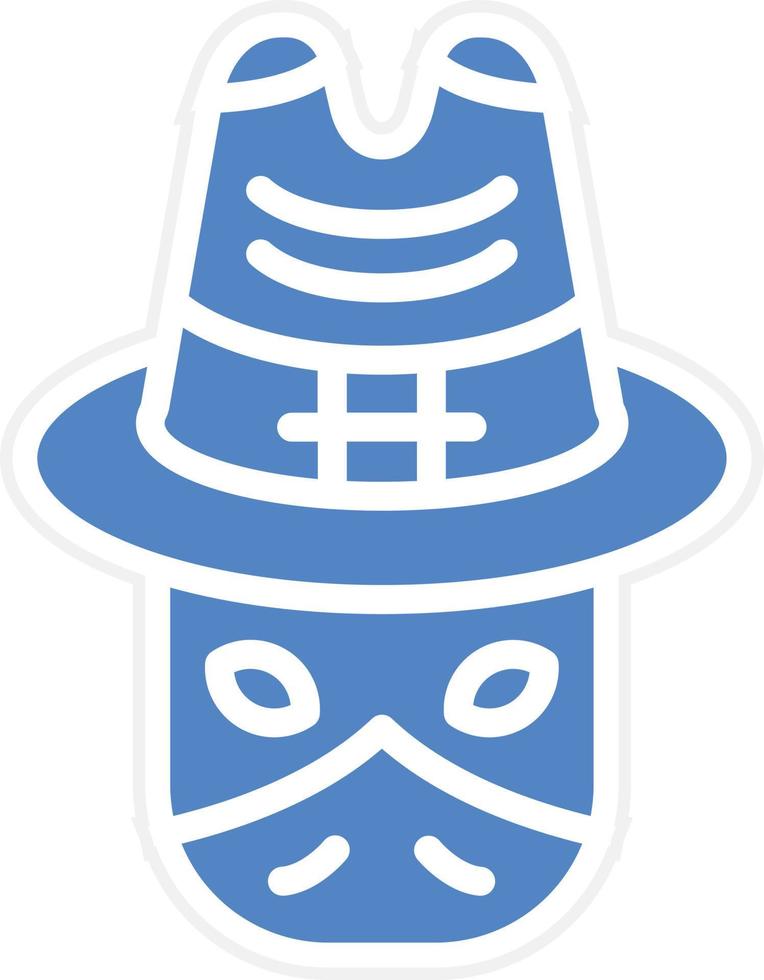 diseño de icono de vector de bandido