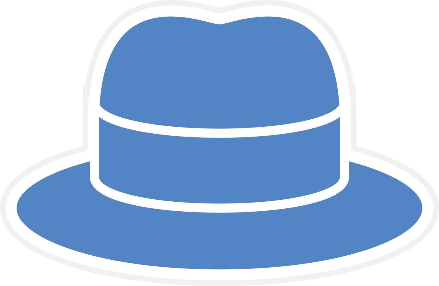 diseño de icono de vector de sombrero