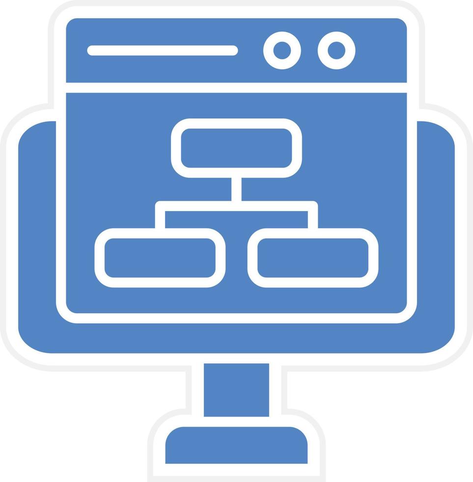 Website Structure Vector Icon Design