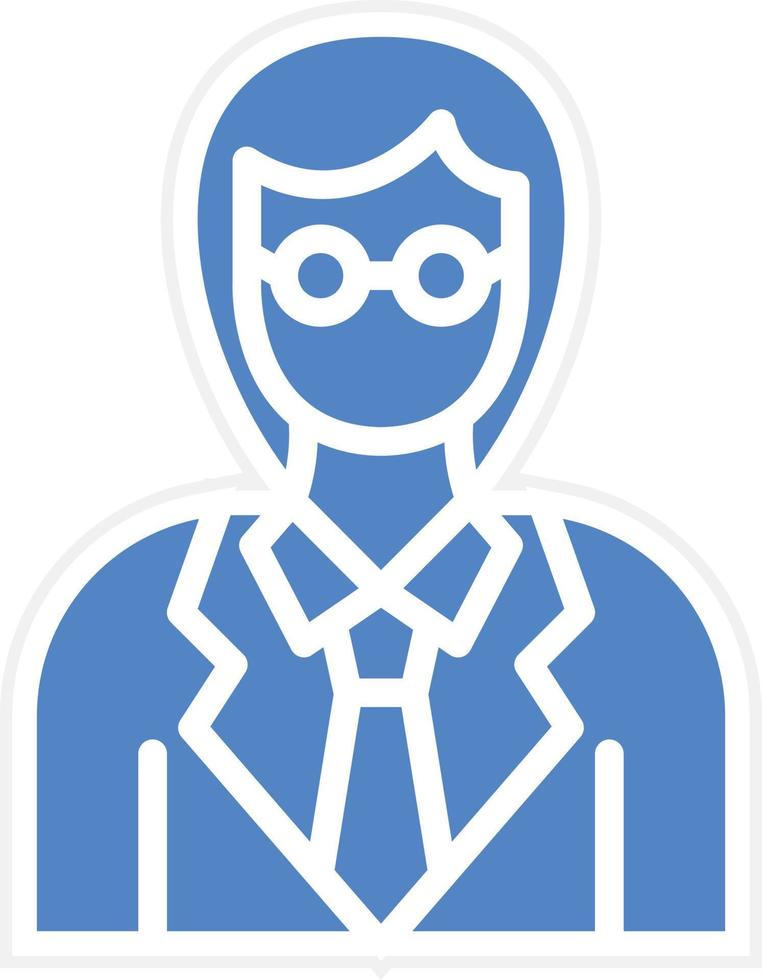 Female Professor Vector Icon Design