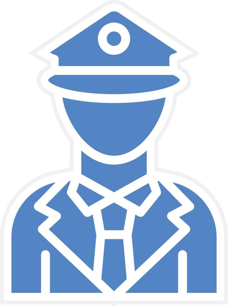 Police Officer Vector Icon Design