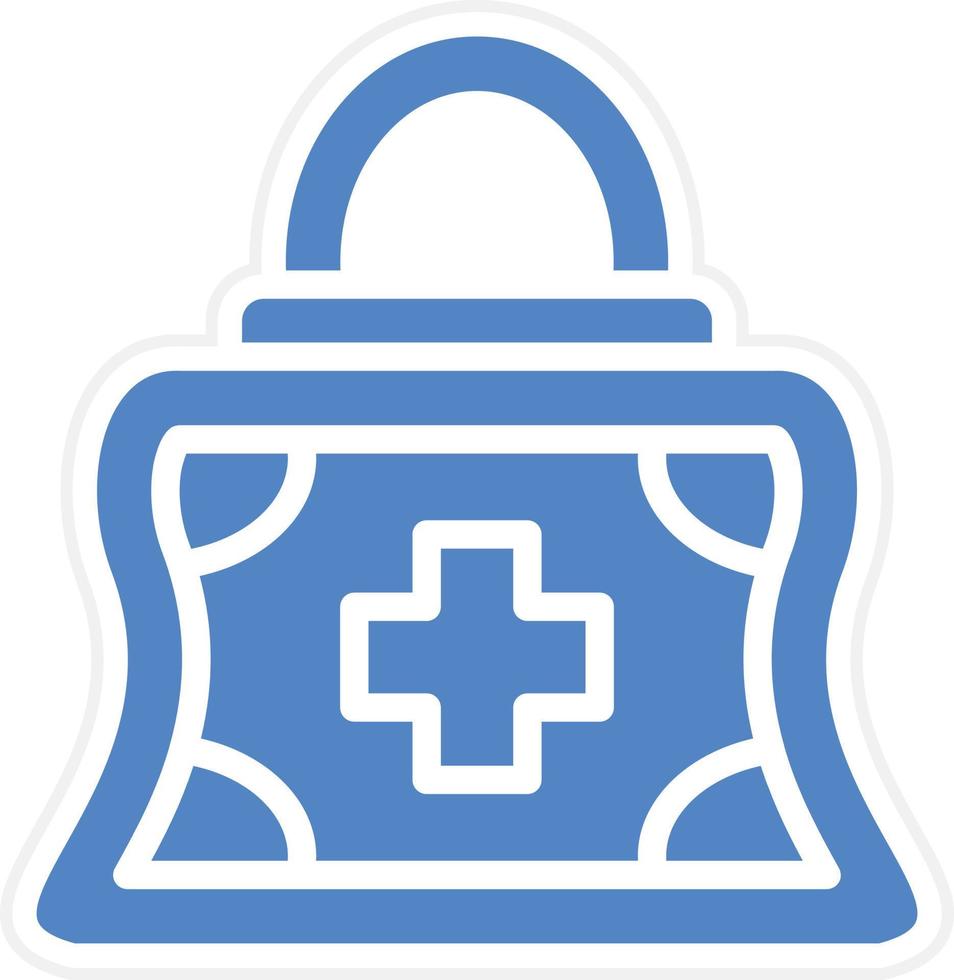 First Aid Kit Vector Icon Design
