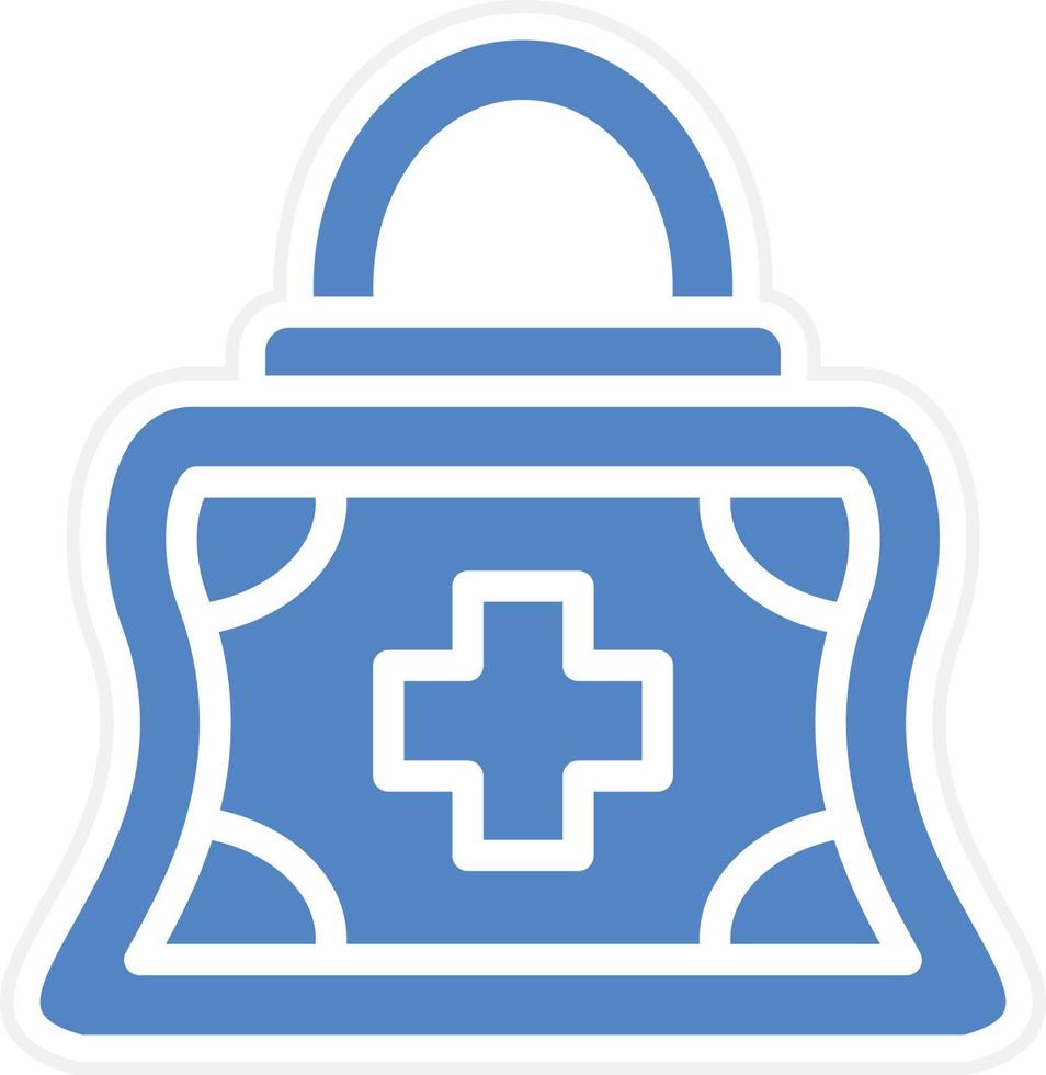 First Aid Kit Vector Icon Design