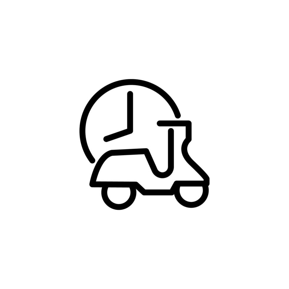 icon delivery time vector illustration