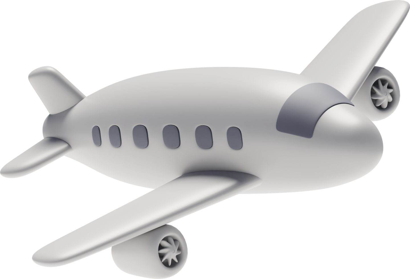 3d flygplan transparent bakgrund. flygplan, flygplan 3d. png