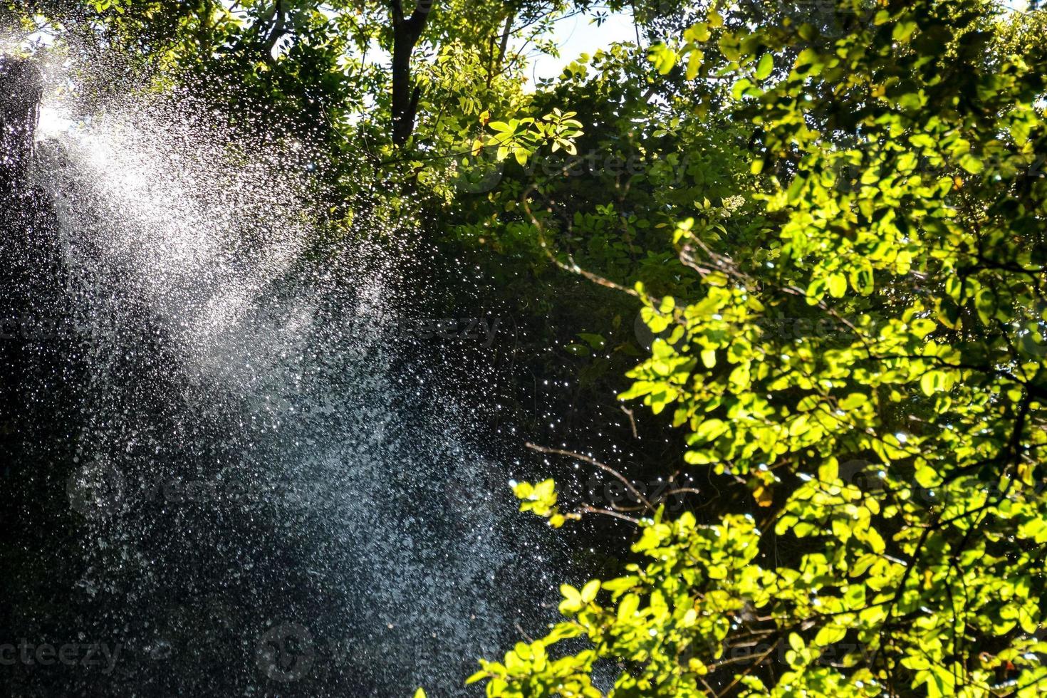 Beautiful Water Splash Waterfall photo