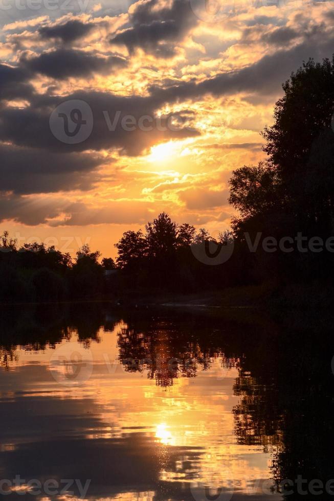 Scenic river view photo