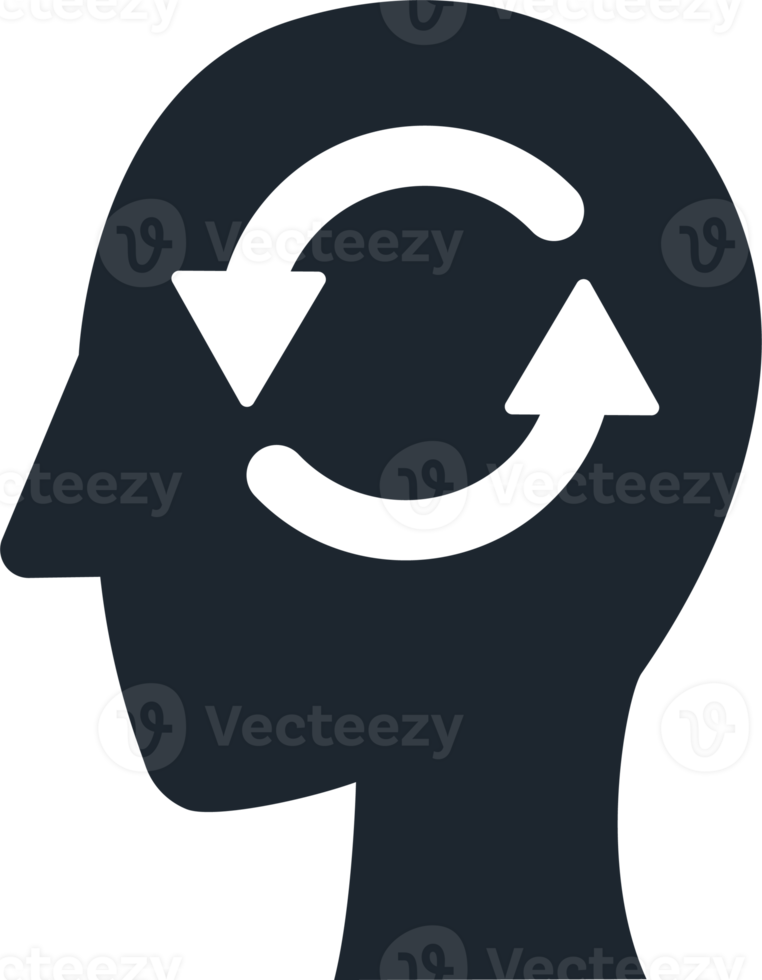 Human head icon and Rotation arrow. png