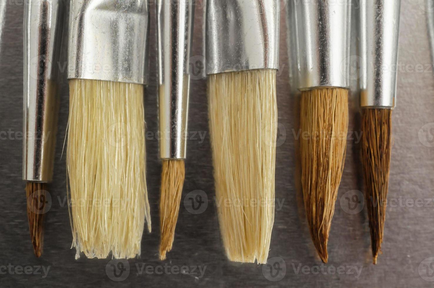 Different sizes of brushes photo