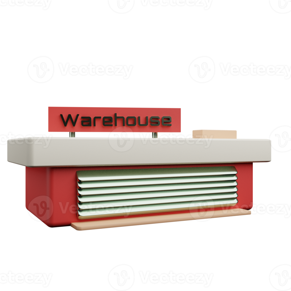 Warehouse 3d icon png