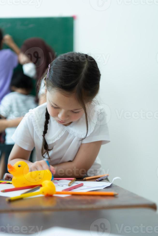 A group of students from an international school that promotes creativity photo