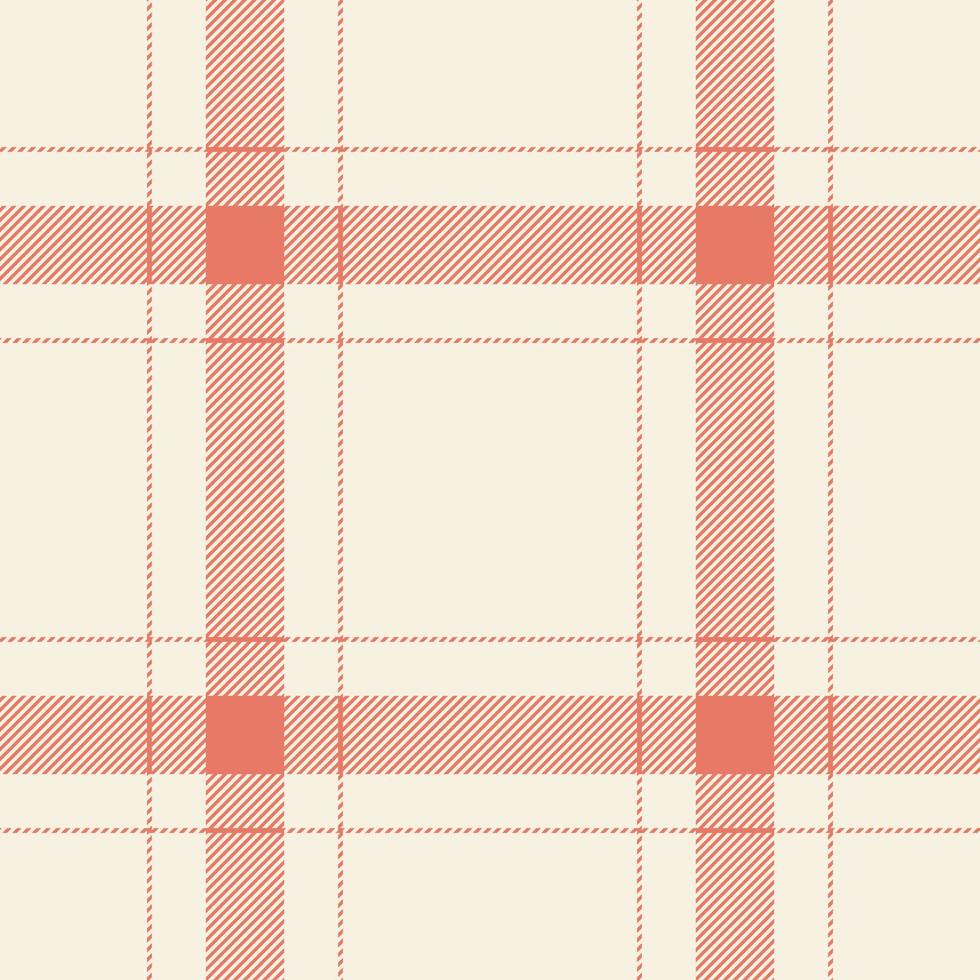 Plaid seamless pattern. Check fabric texture. Vector textile print.