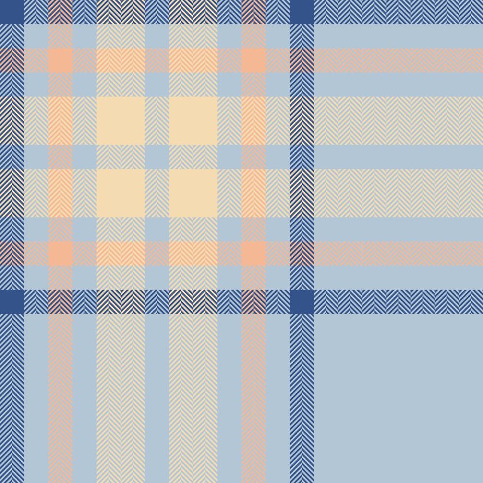 Plaid check pattern. Seamless fabric texture. Tartan textile print. vector