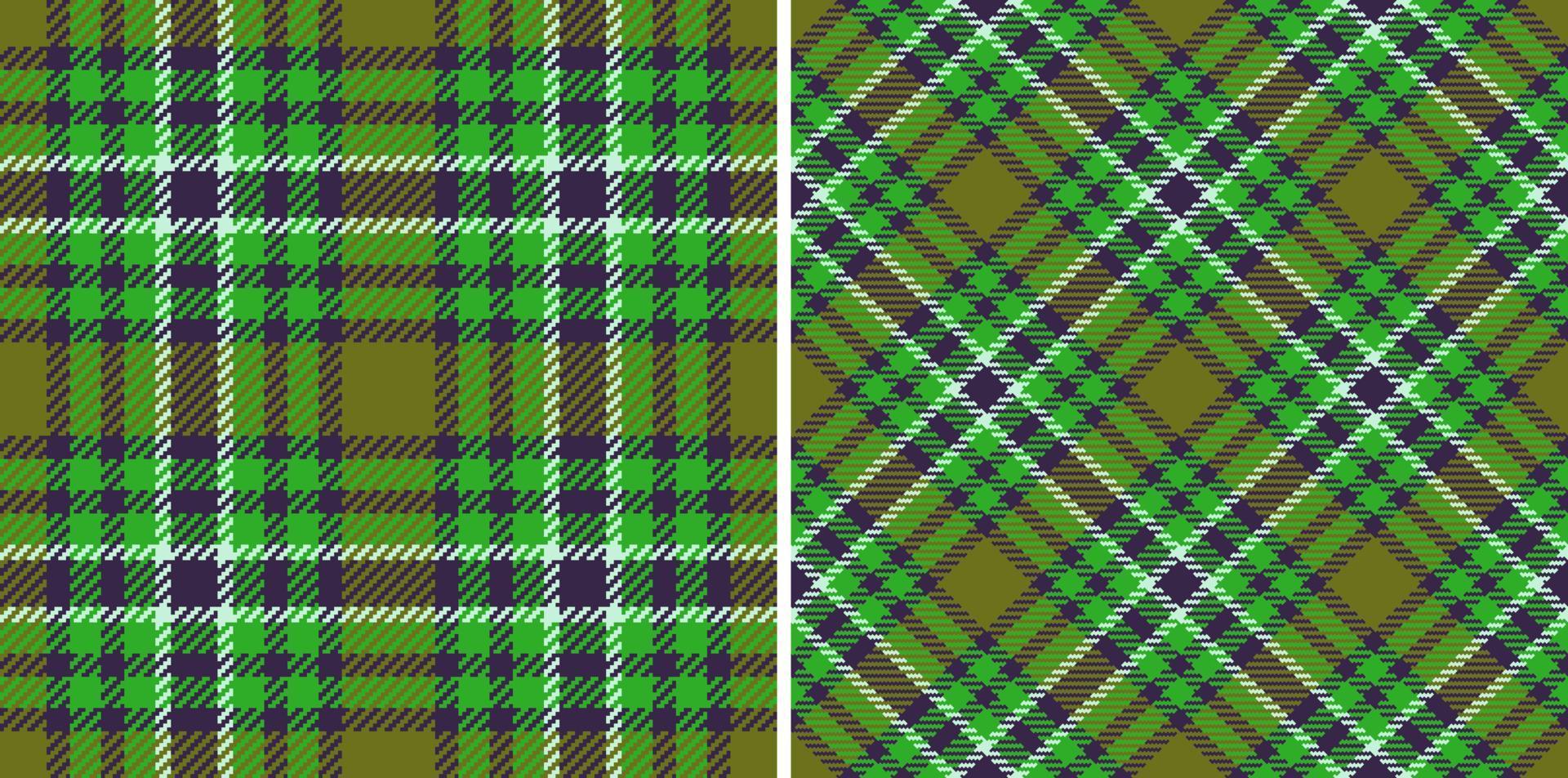 Texture check plaid. Tartan textile fabric. Seamless vector background pattern.