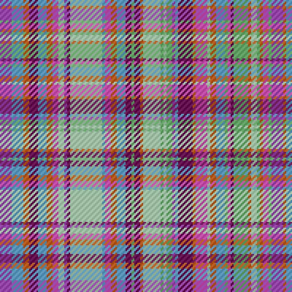 Tartan seamless texture. Vector fabric textile. Check pattern background plaid.