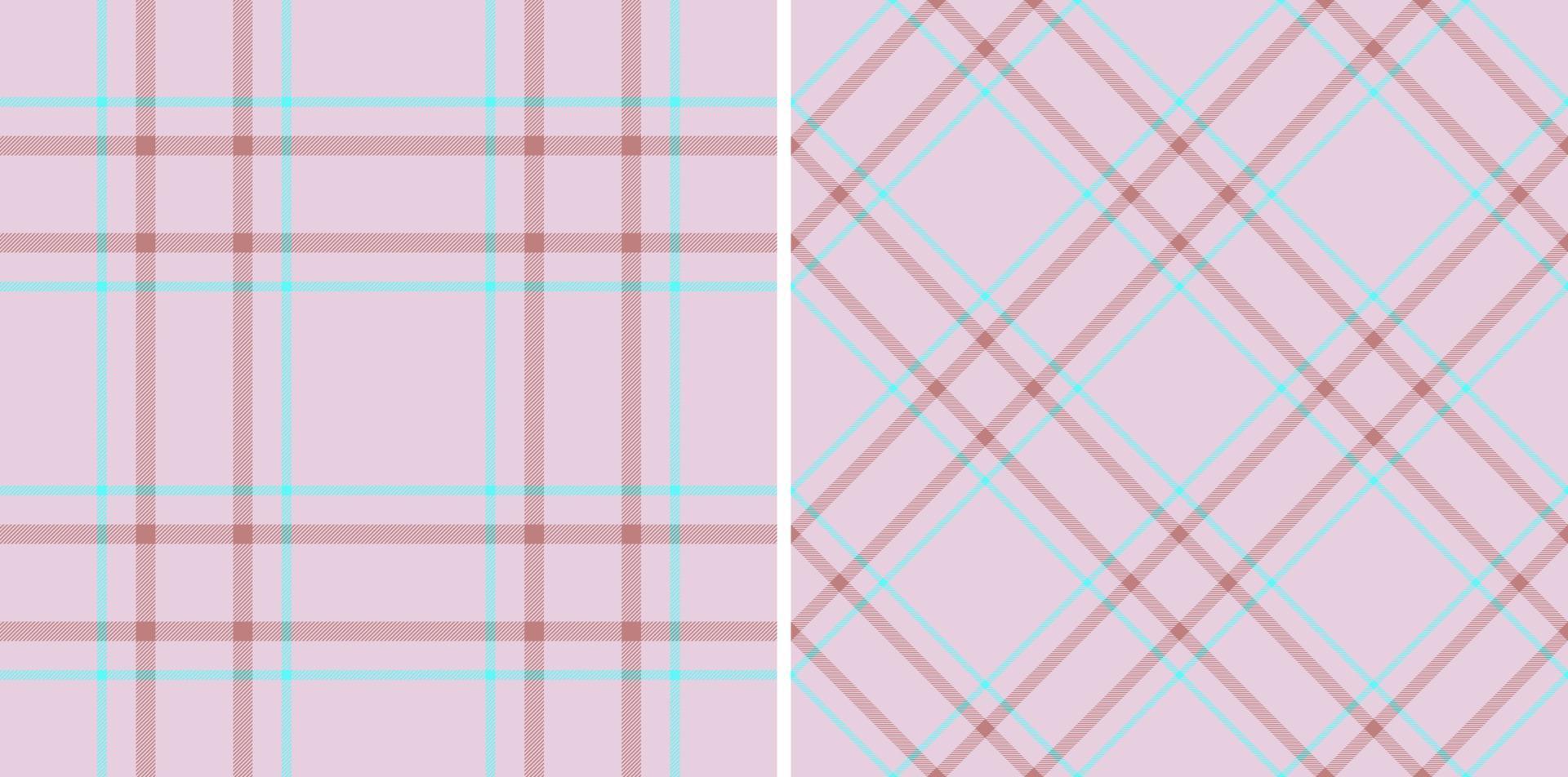 Fabric pattern textile. Plaid tartan seamless. Check background texture vector. vector