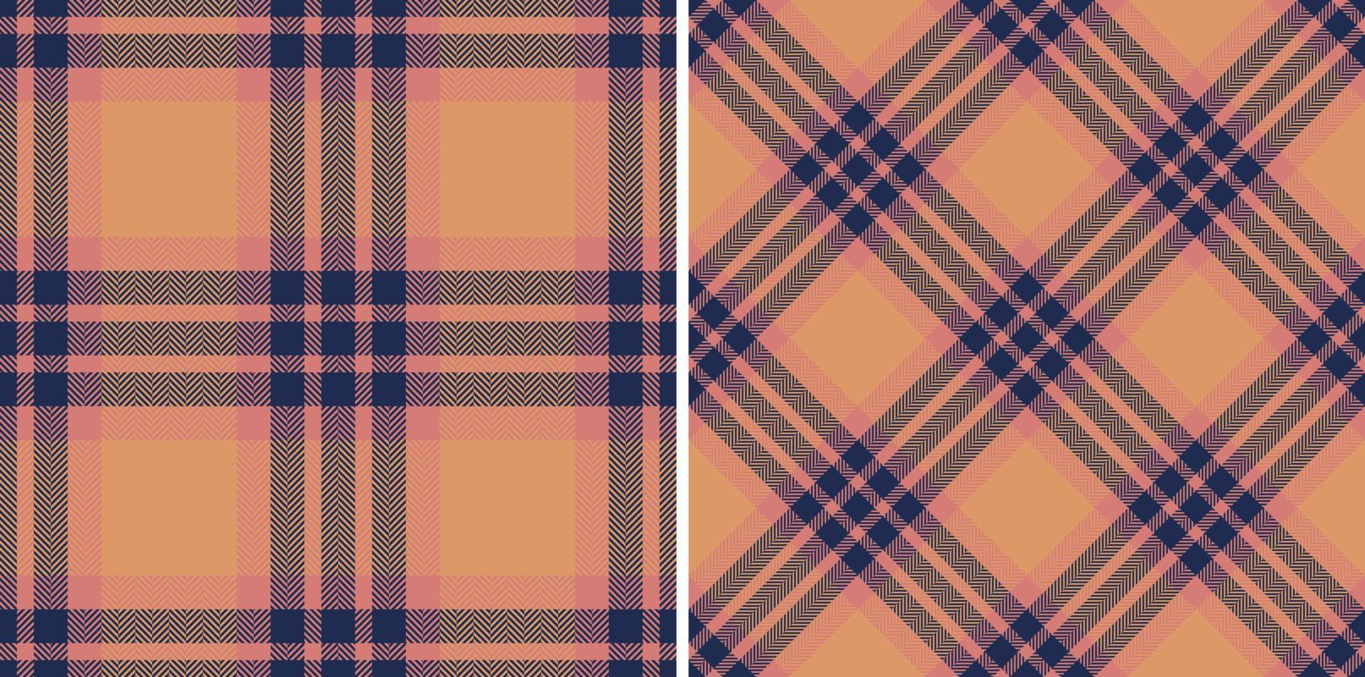 Plaid fabric texture. Textile tartan vector. Background check pattern seamless. vector