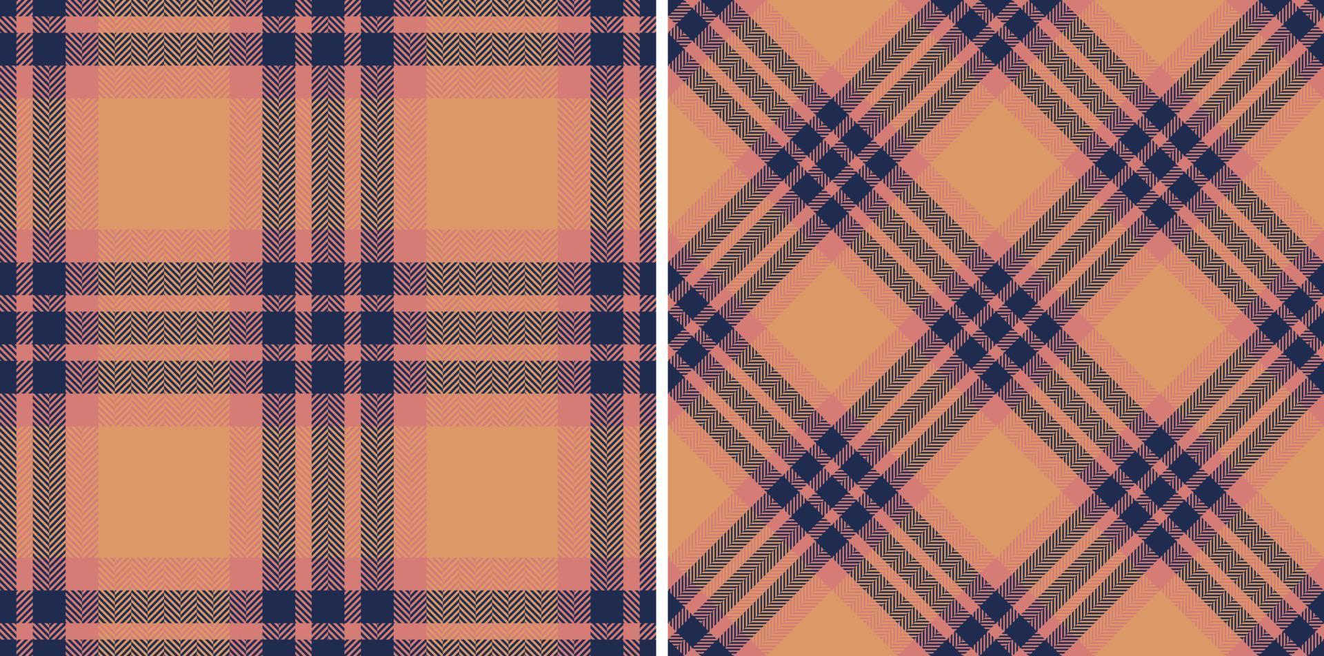 Plaid fabric texture. Textile tartan vector. Background check pattern seamless. vector